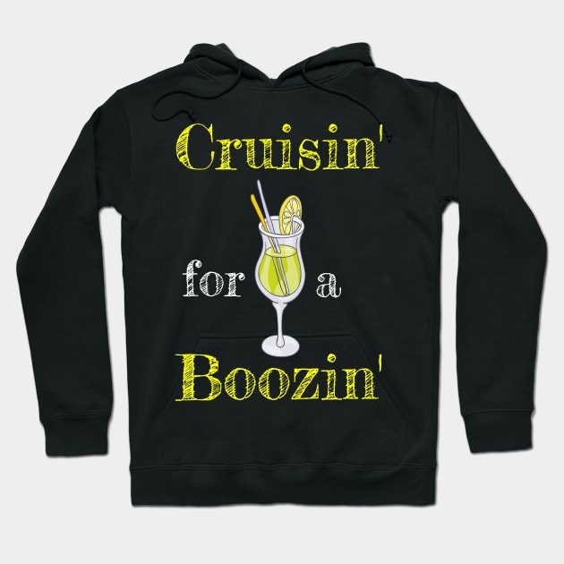 Cruisin' for a Boozin' Cruise Ship Tshirt Hoodie by kdspecialties